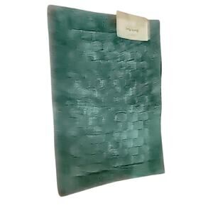 MOHAWK HOME LUXURIOUS SOFTNESS BATH RUG 17''x 24'' Dark Green Plush COMFORTABLE